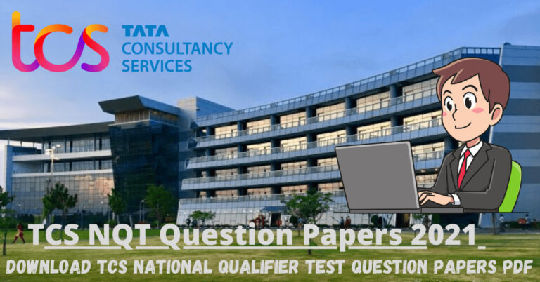 TCS NQT Sample paper 2021 PDF Download