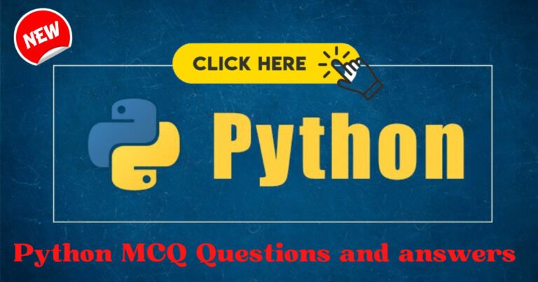 100+ Python MCQs With Answers