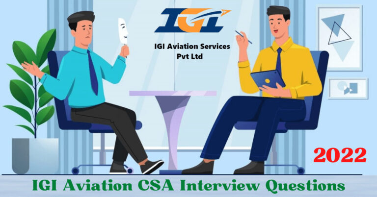 IGI Aviation CSA interview questions