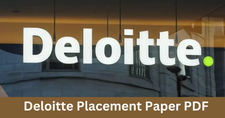 Deloitte Placement Papers