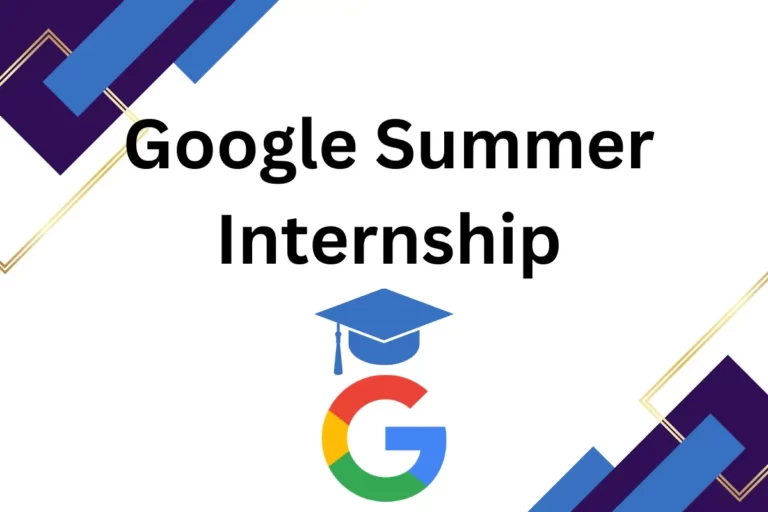 Google Summer Internship Program