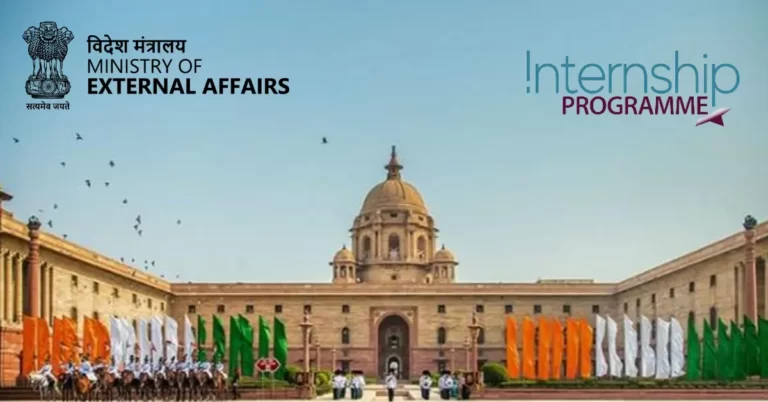 Paid Internship Opportunity at Ministry of External Affairs 2023
