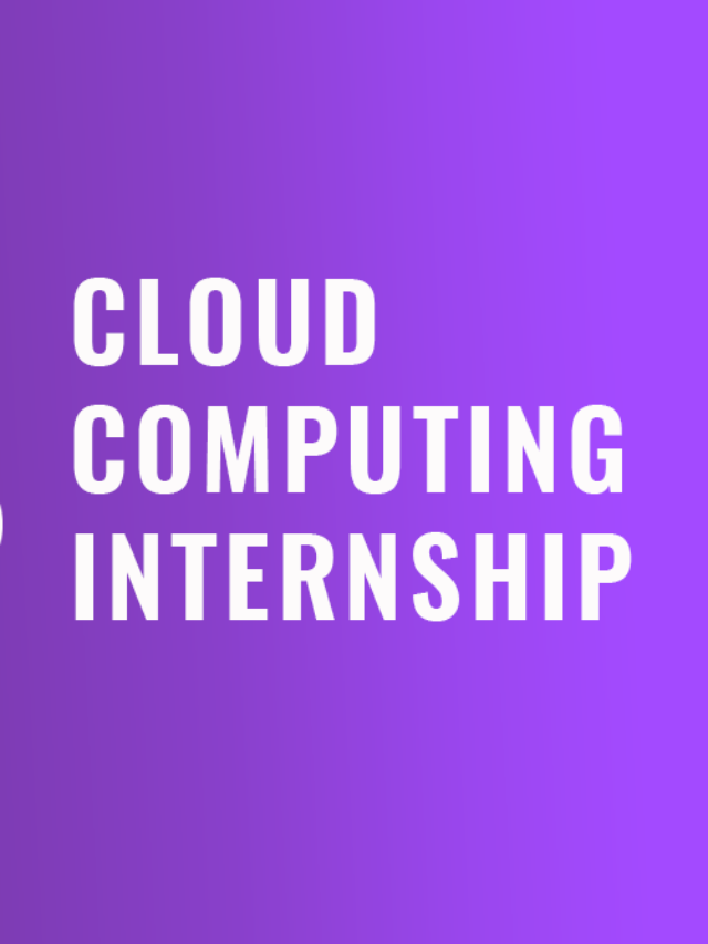 Cloud Internship Program 2023 Registrations are Open Studytosuccess.in
