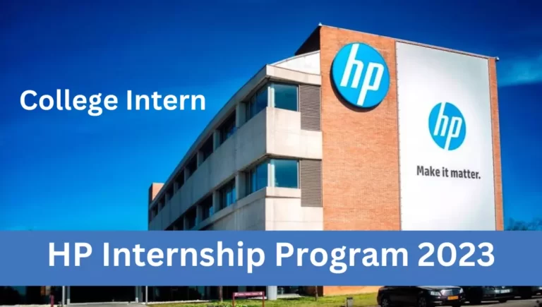 HP Internship Program