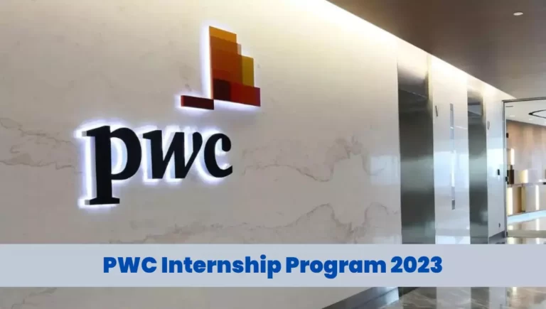 PWC Internship Program 2023