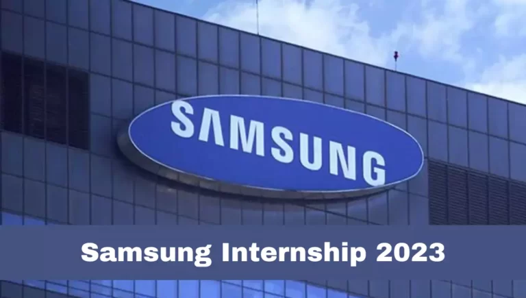 Samsung Internship 2023