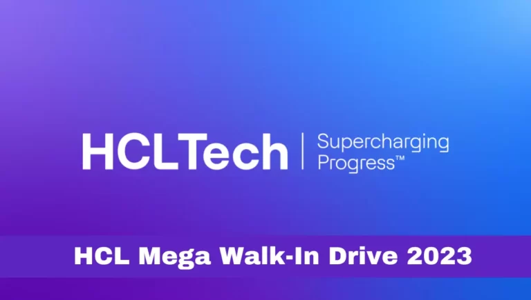 HCL Mega Walk-In Drive 2023