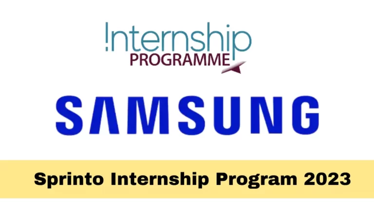 Samsung Internship Program 2023