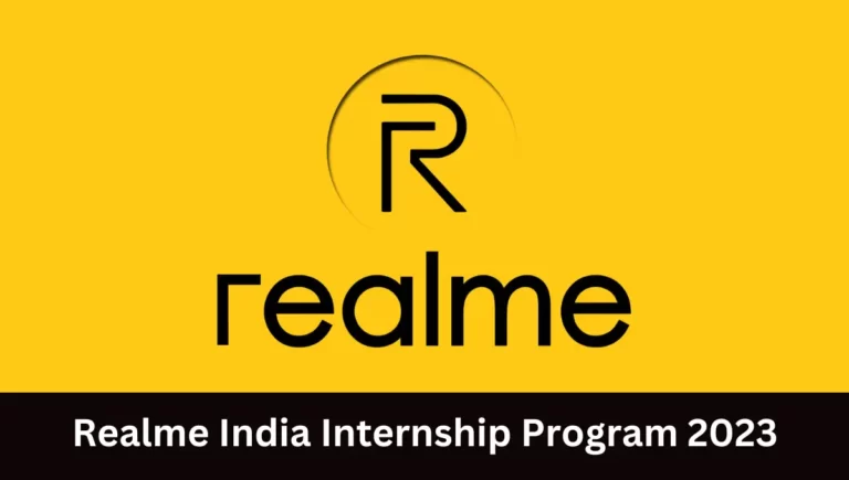 Realme India Internship Program